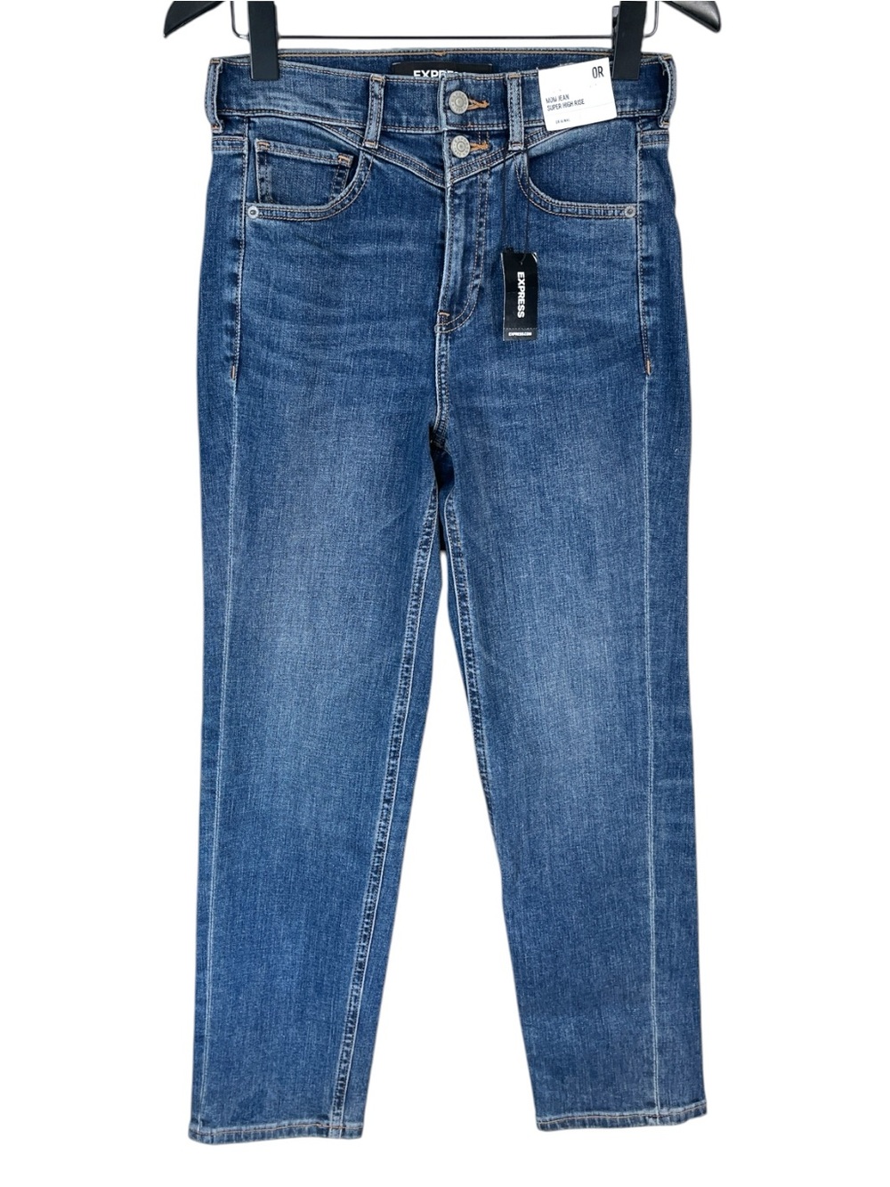NWT Express Mom Jean Super High Rise Size 0R